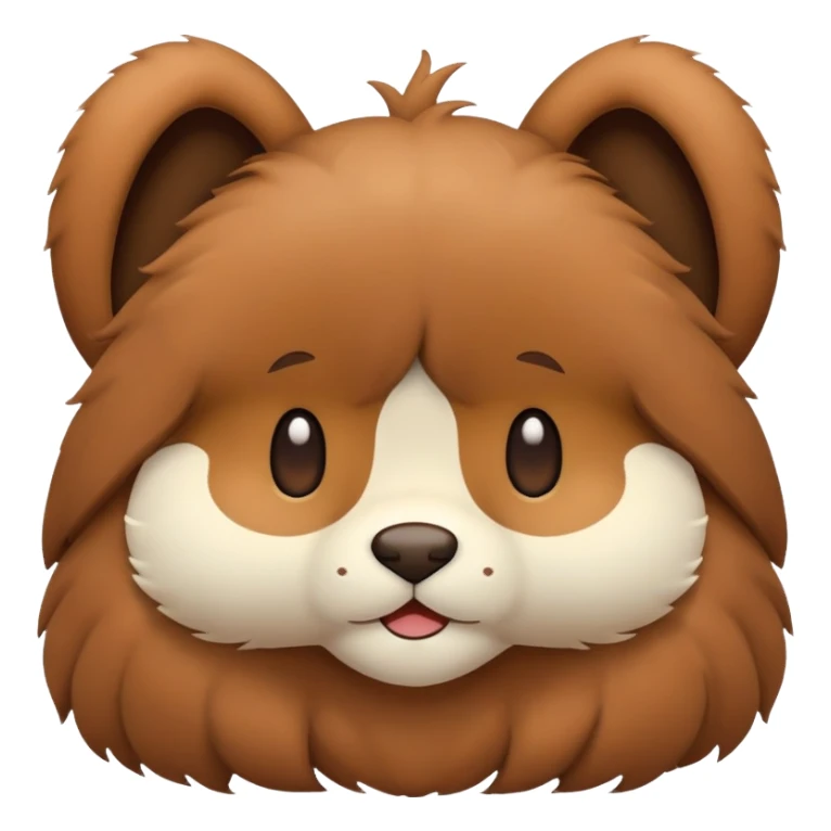 brown labubu sticker