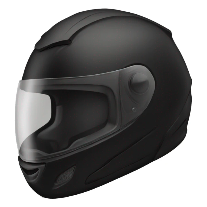 black bike helmet sticker