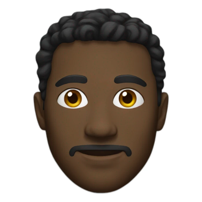 Black man elon mask sticker