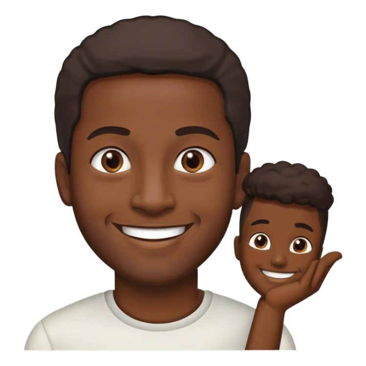 Black man with Mustafa sticker