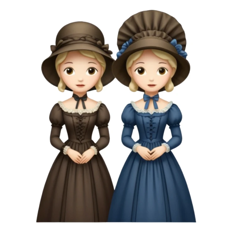 Victorian ladies  sticker