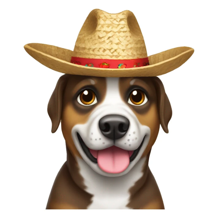 Perro con sombrero  sticker