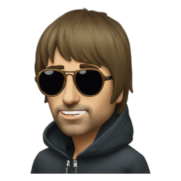 Liam Gallagher wtih sunglass sticker