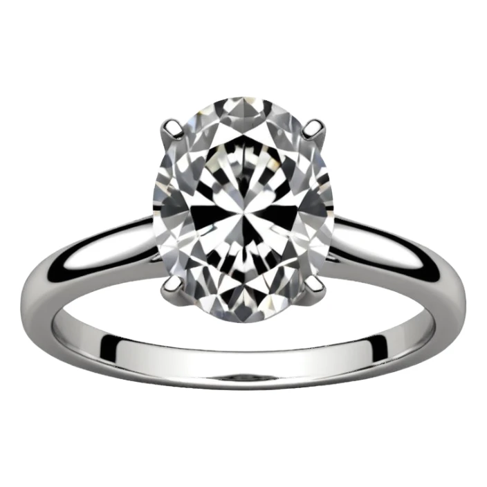 3 carat oval engagement ring sticker