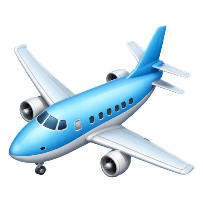 avión emoticono whatsapp sticker