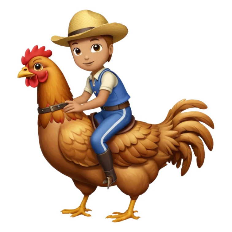 Tavuk jokeyi sticker