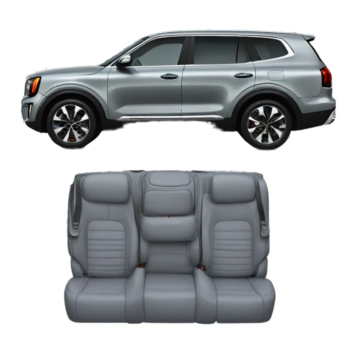 Gray kia telluride sticker