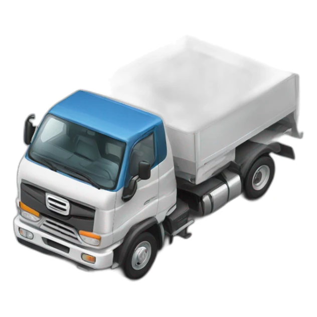 camion de reparto sticker