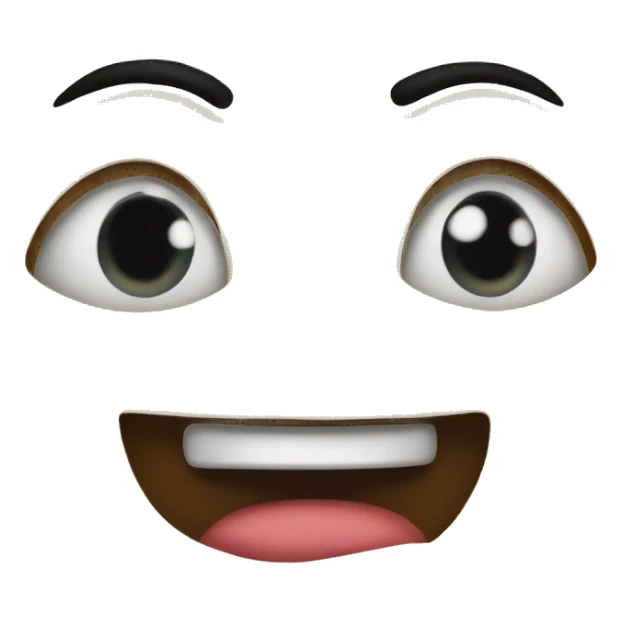 Dramatic emoji face wi sticker