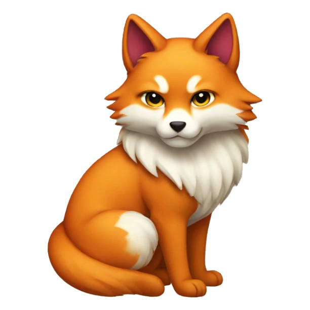 A kitsune madk sticker