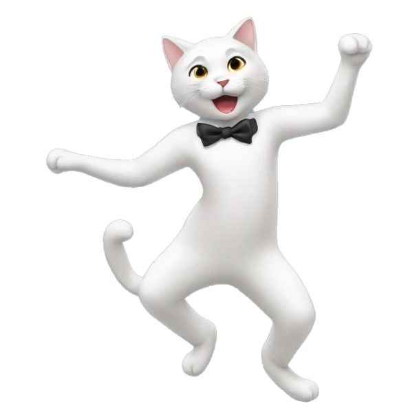 Un chat qui danse  sticker