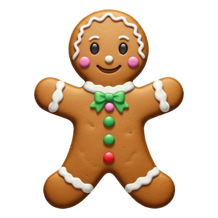 Gingerbread stylised sticker