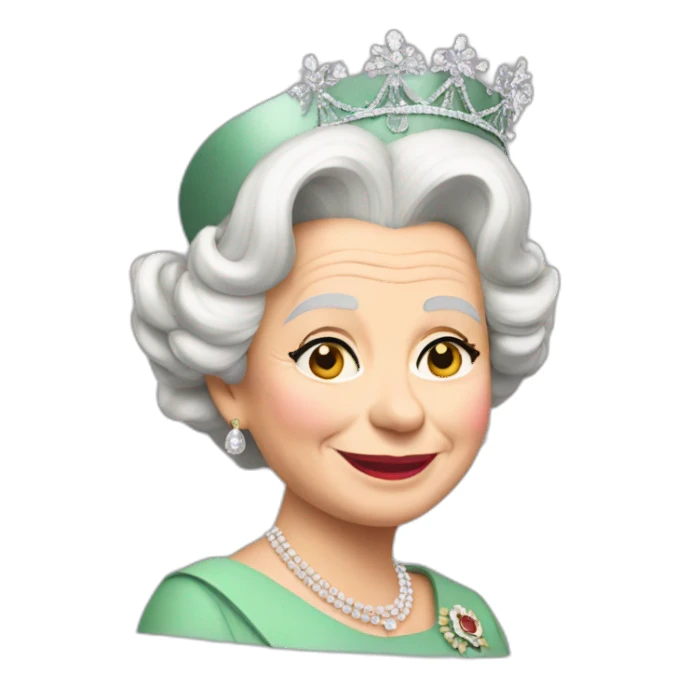 Queen Elizabeth II sticker