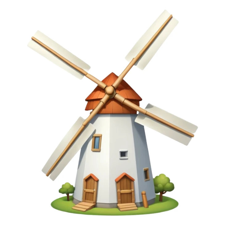 tall windmills  sticker