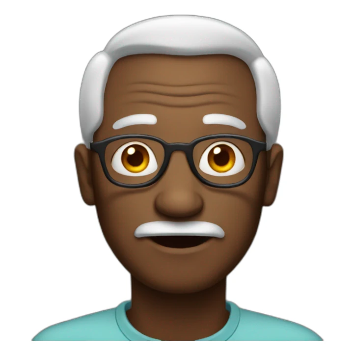 Dark Tone grandpa sticker