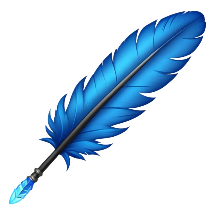 A quill with an ai-spark sticker