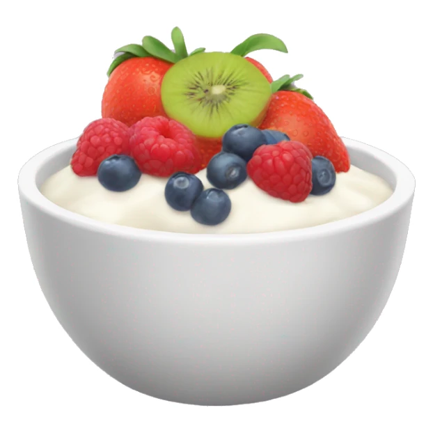 fruit yoghurt bowl  sticker