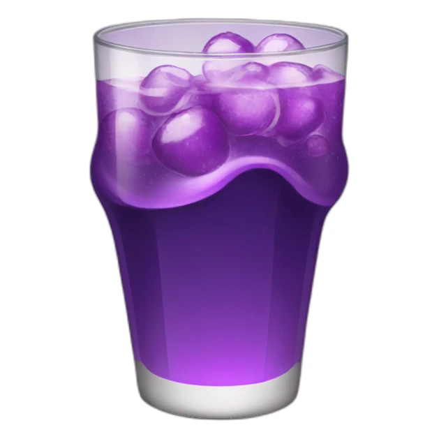 Purple soda sticker