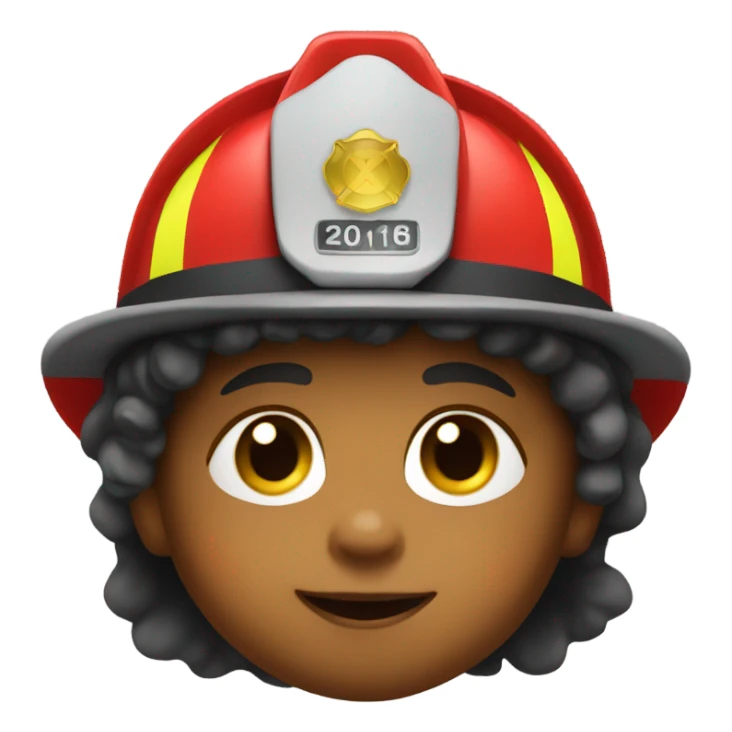 Baby fireman sticker