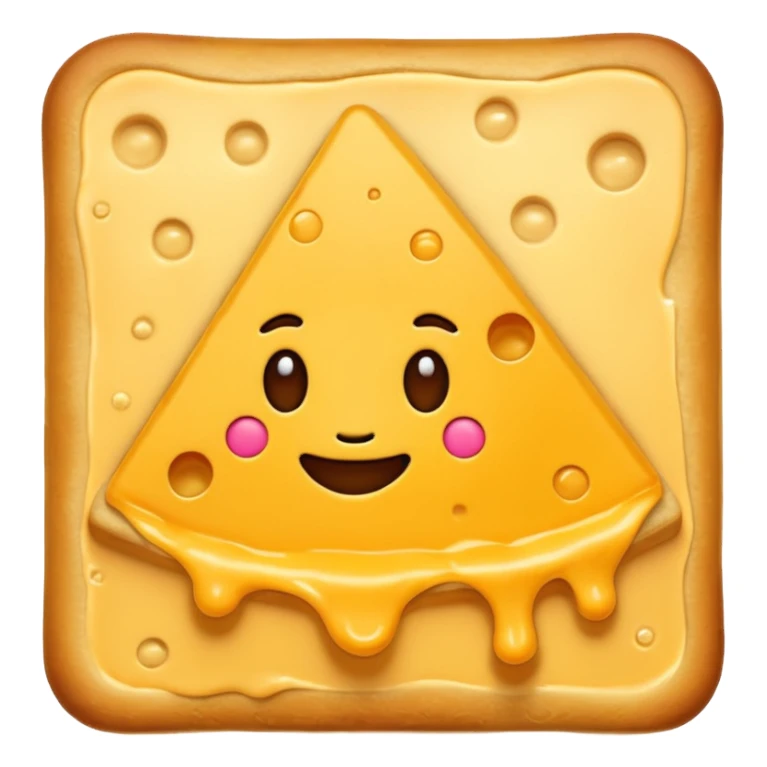 Nacho im Emoji style sticker