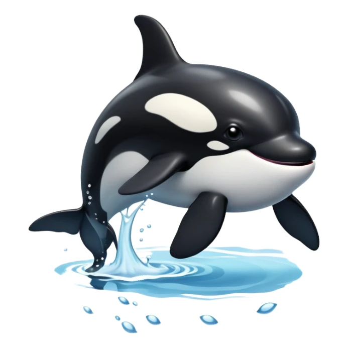 tubby dog orca sticker