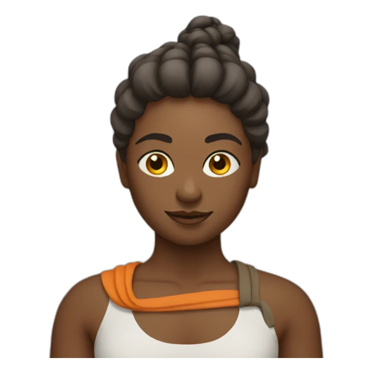 Yoga warrior sticker