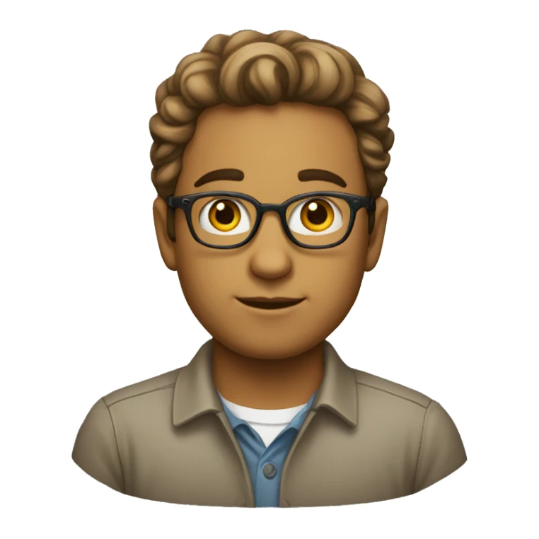 Réfléchir intellectuel jeune sticker