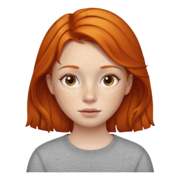 Ginger girl sticker
