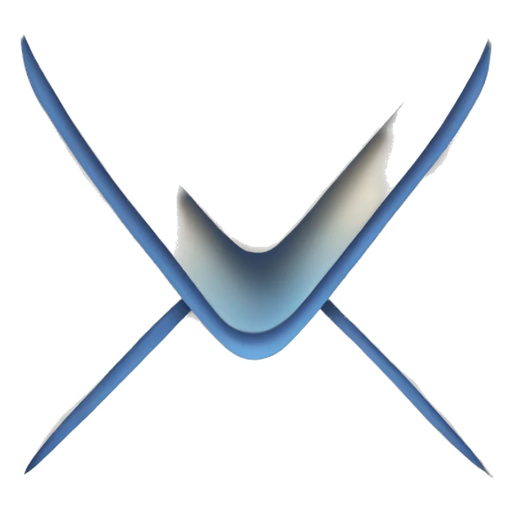 blue email small sticker