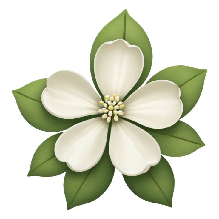 dogwood flower sticker