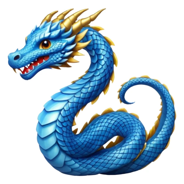 Sky dragon colour in blue sticker