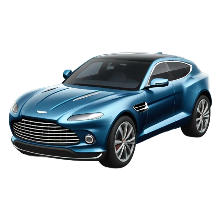 Blue Aston Martin Dbx 707 sticker