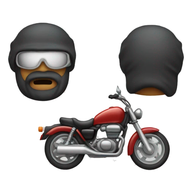 a motorcycle handlebar sticker