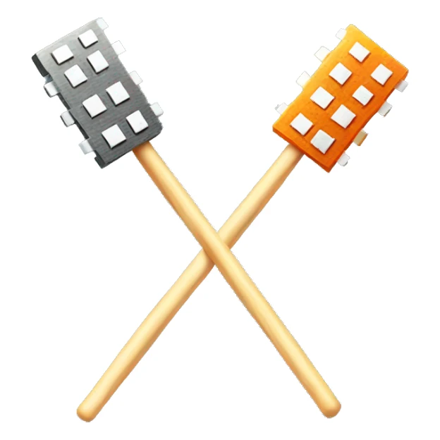 skewered microchips sticker