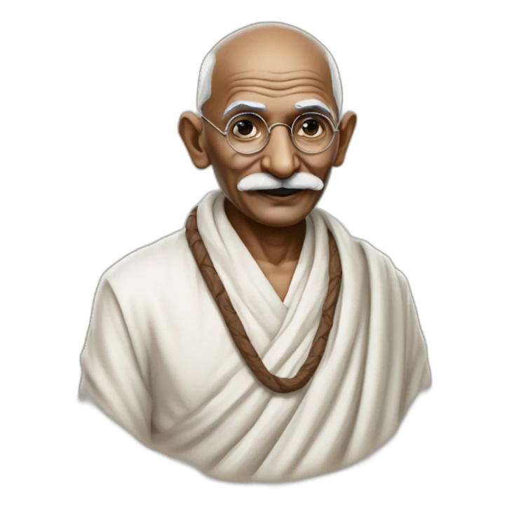mahatma gandhi sticker