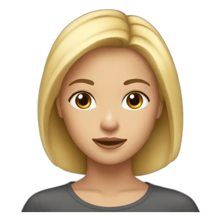 fille blonde et brune sticker