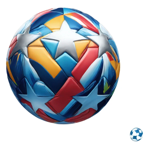 The champions league logo sticker
