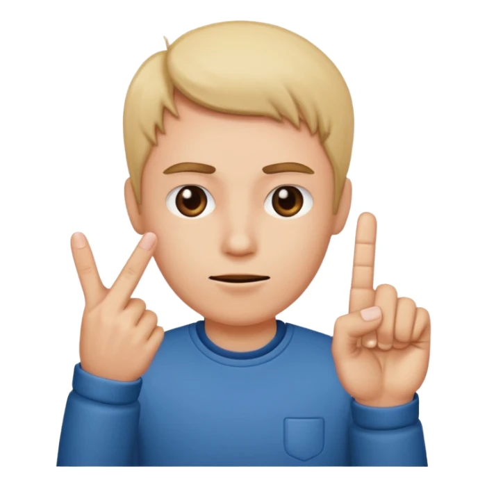 Giving the finger sticker