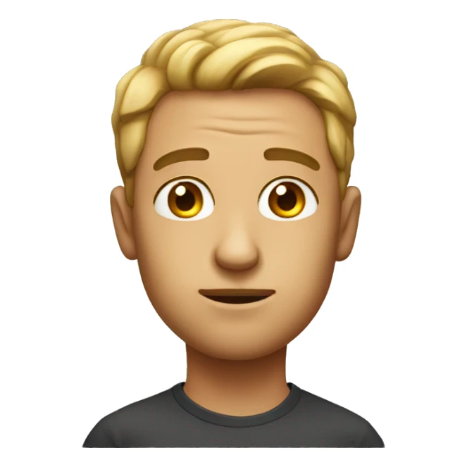 dude but his eyes are low sticker