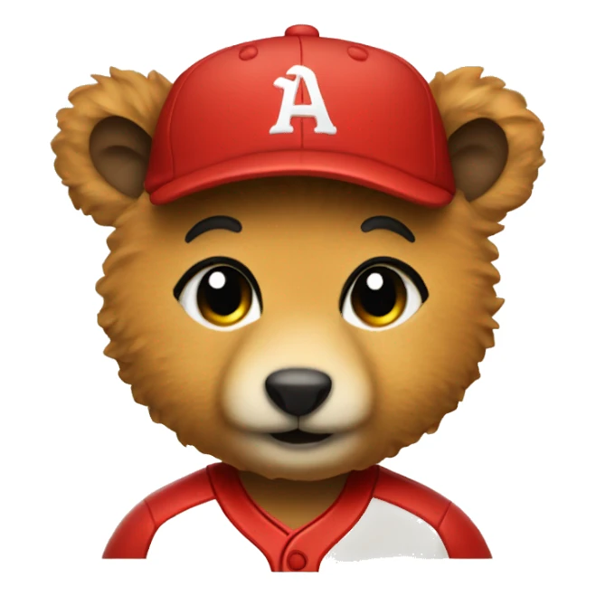 red baseball uniform with quokka sticker