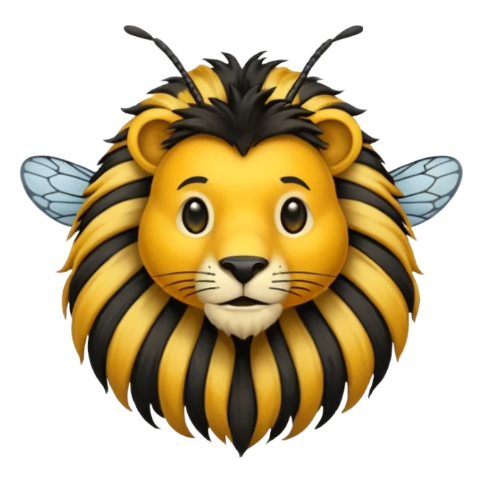 hose bee lion sticker