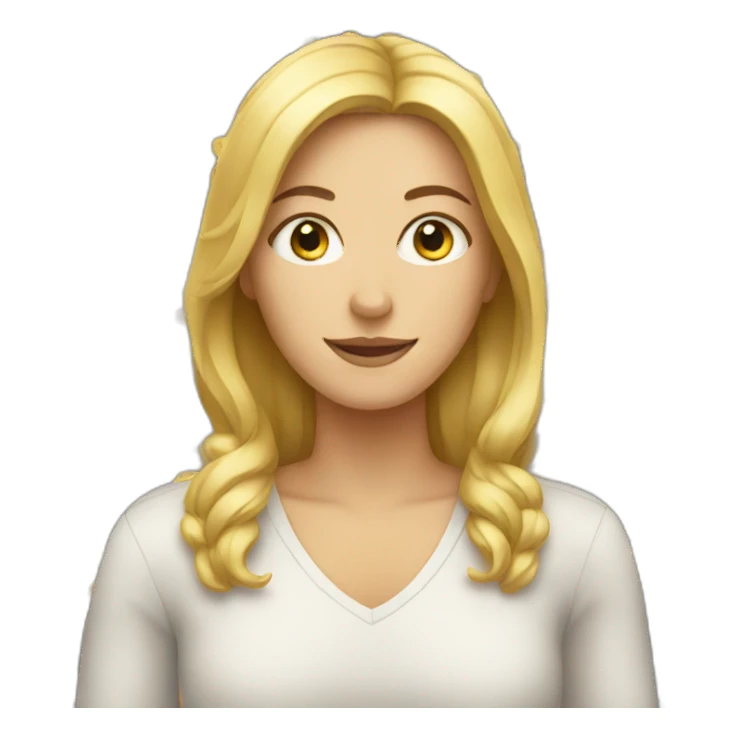 white woman shows peace sticker