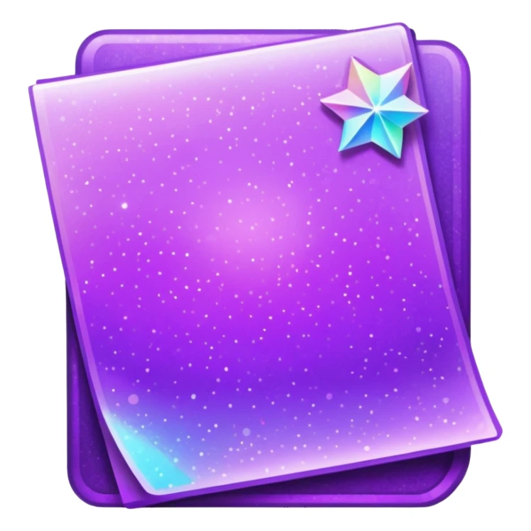 glitter purple documento nacional sticker