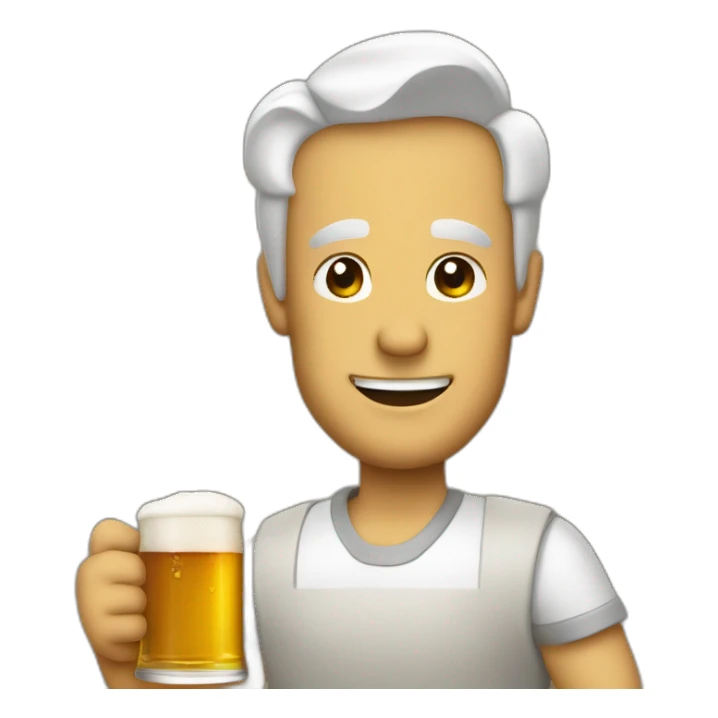 Fourmie qui boit une bière sticker