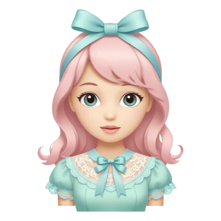 coquette style sticker