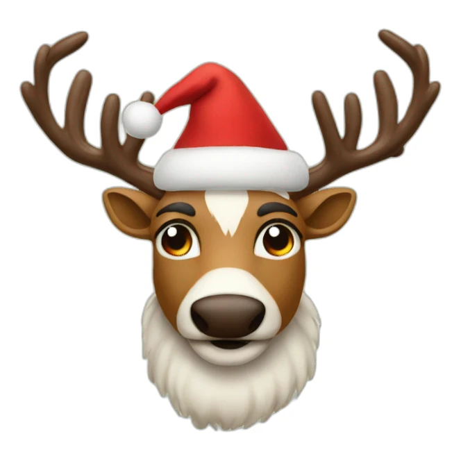 German rudolph sticker