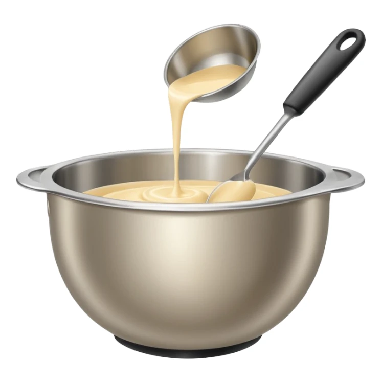 mixing bowl and baking preparation sticker