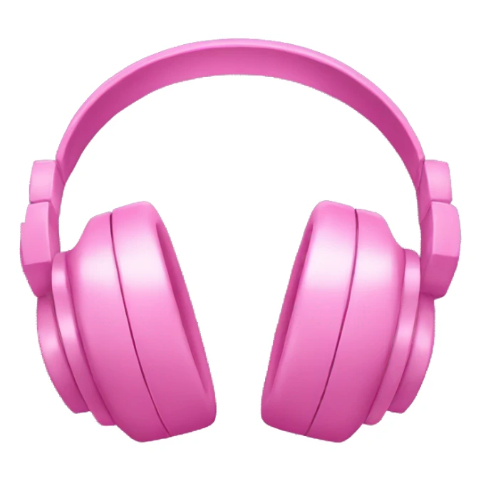 Headphones with pink bows sticker