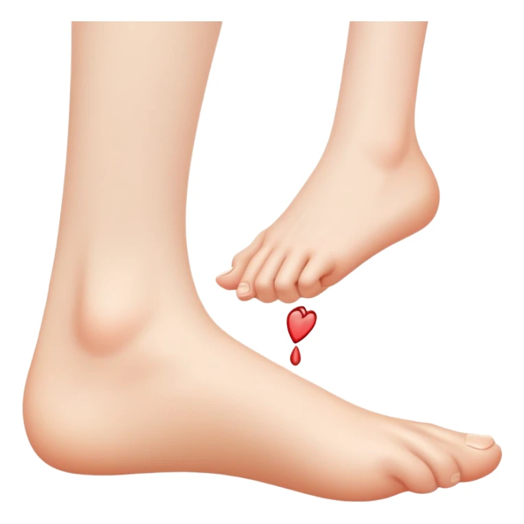 Kissing ankles sticker