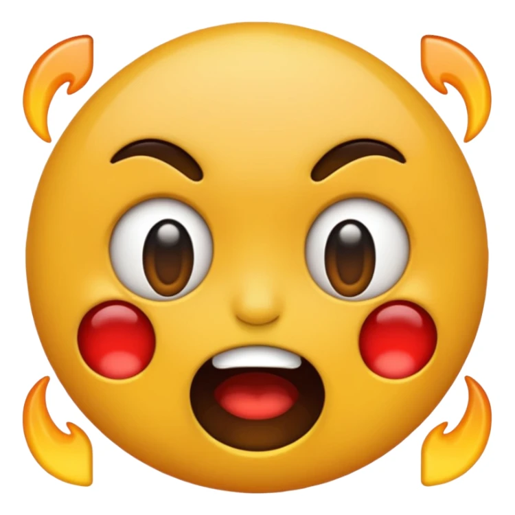 agitated emoji sticker